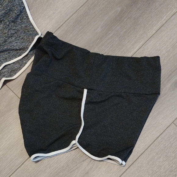 SHEIN (1) Gray and (1) Black Athletic Shorts - Picture 3 of 12